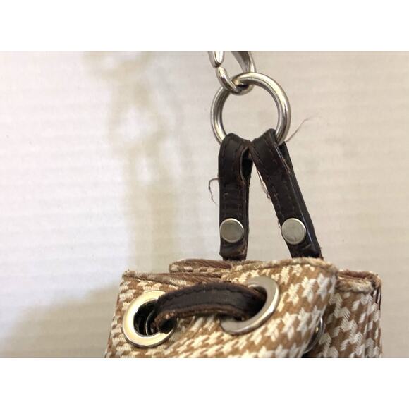 Ralph Lauren Brown Plaid Canvas Hobo Shoulder Bag – Classic - Picture 5 of 13